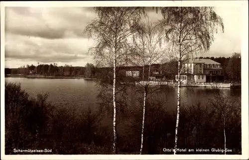 Ak Wendisch Rietz im Kreis Oder Spree, Scharmützelsee, Ottos Hotel, Glubigsee