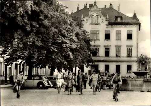 Ak Triptis in Thüringen, Marktplatz