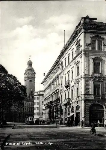 Ak Leipzig in Sachsen, Schillerstraße