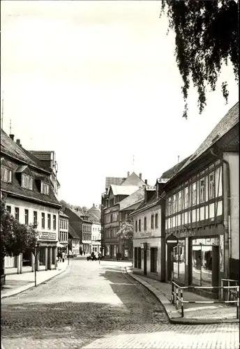 Ak Olbernhau im Erzgebirge, Grünthaler Straße