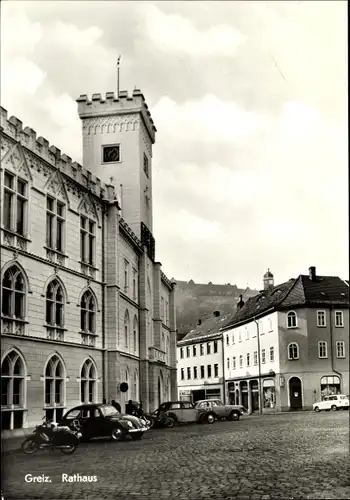 Ak Greiz im Vogtland, Rathaus