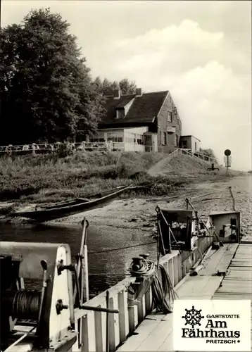 Ak Pretzsch Bad Schmiedeberg in der Dübener Heide, Gaststätte am Fährhaus