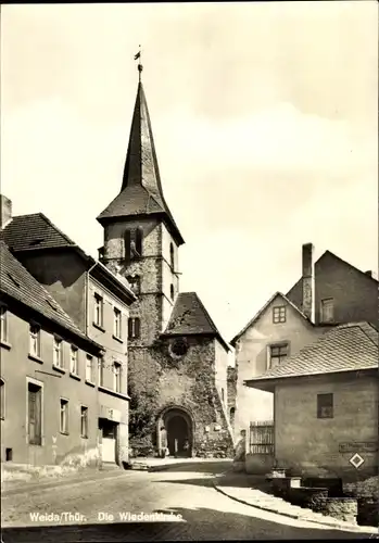 Ak Weida in Thüringen, Die Wiedenkirche
