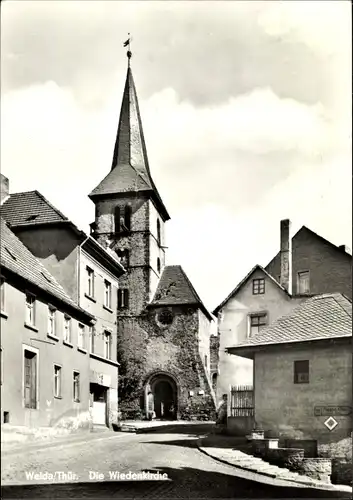 Ak Weida in Thüringen, Die Wiedenkirche