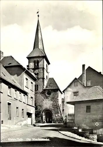 Ak Weida in Thüringen, Die Wiedenkirche