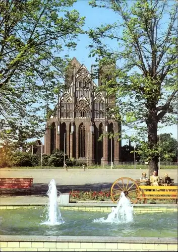 Ak Prenzlau in der Uckermark, Marienkirche