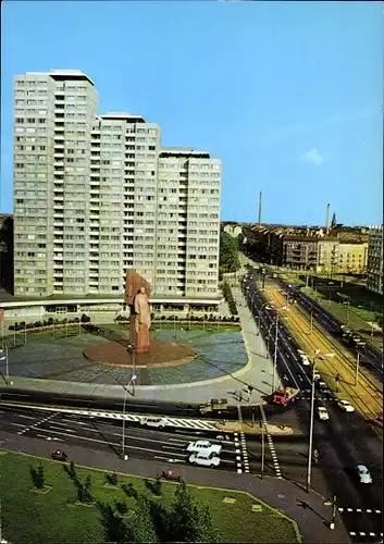 Ak Berlin Friedrichshain, Leninplatz