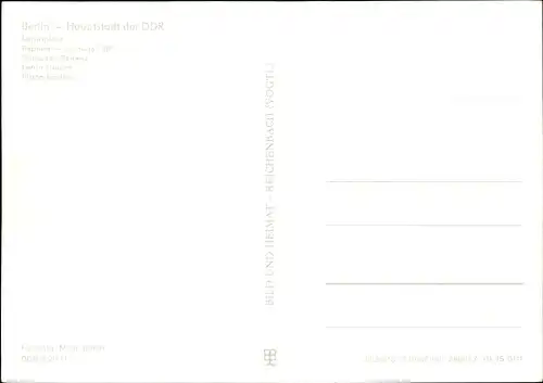 Ak Berlin Friedrichshain, Leninplatz