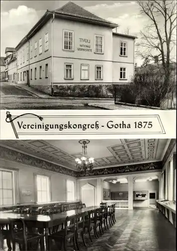 Ak Gotha in Thüringen, Nationale Gedenkstätte Tivoli, Inneres