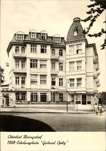 Ak Ostseebad Heringsdorf auf Usedom, FDGB Erholungsheim Gerhard Opitz