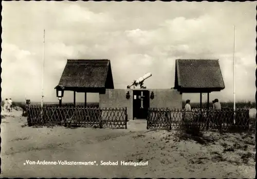 Ak Ostseebad Heringsdorf auf Usedom, Von Ardenne-Volkssternwarte