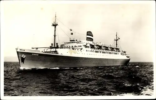 Ak Dampfer SS Rijndam, Holland America Line