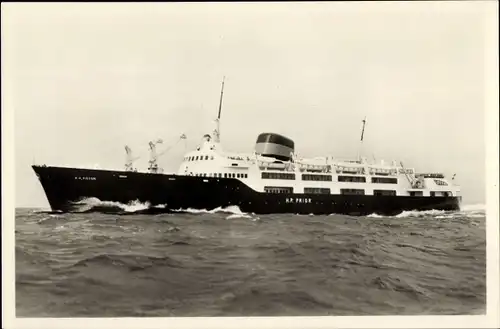 Ak Dampfer H. P. Prior