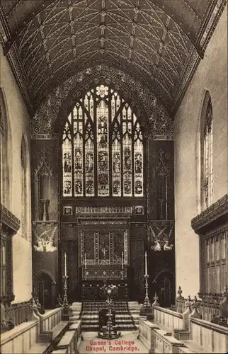 Ak Cambridge East England, Queen's College Chapel