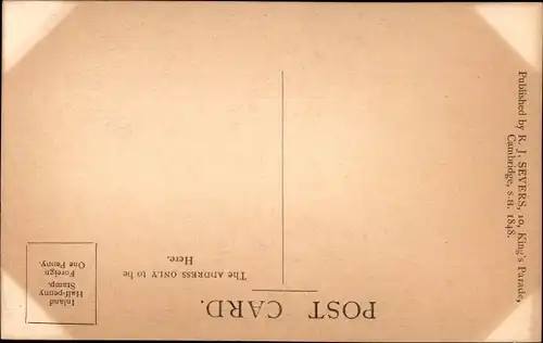 Ak Cambridge East England, Trinity College Avenue