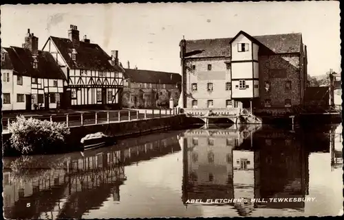 Ak Tewkesbury Gloucestershire England, Abel Fletcher's Mill