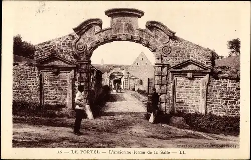 Ak Le Portel Pas de Calais, L'ancienne ferme de la Salle