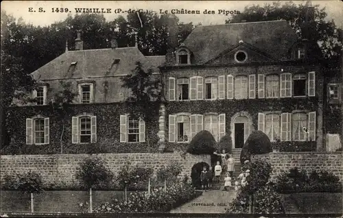 Ak Wimille Pas de Calais, Le Chateau des Pipots