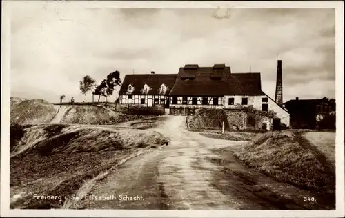 Ak Freiberg in Sachsen, Elisabeth-Schacht