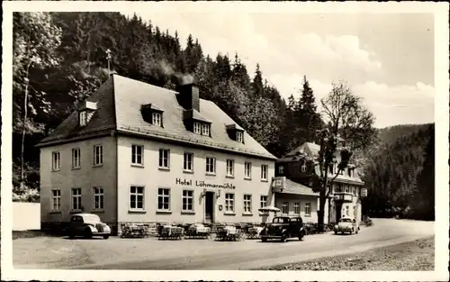 Ak Schwarzenbach am Wald Oberfranken, Hotel Löhmarmühle