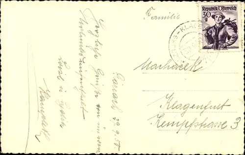 Ak Göriach Salzburg, Gasthof Rainer