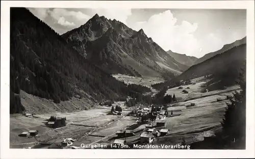 Ak Gargellen Montafon Vorarlberg, Ort mit Umgebung