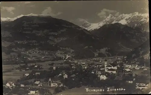 Ak Schruns in Vorarlberg, Totalansicht