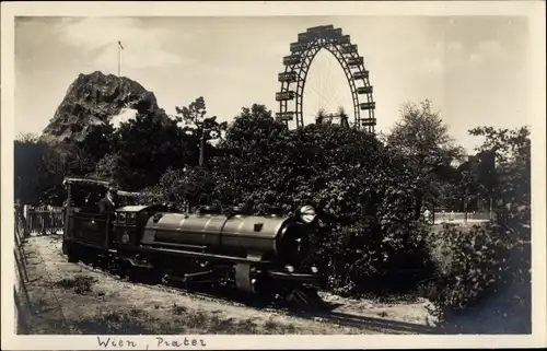 Ak Wien 2 Leopoldstadt, Prater, Liliputbahn