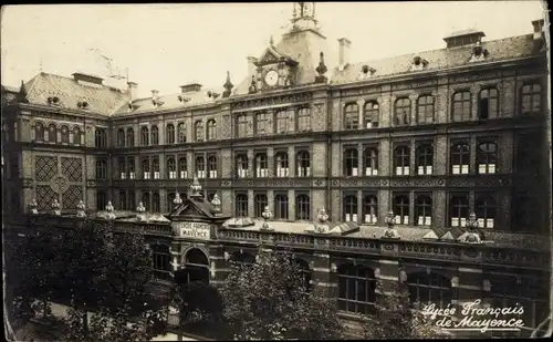 Foto Ak Mainz, Mayence, Lycee Francais, französisches Gymnasium