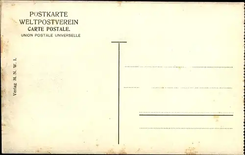 Ak Wien II, Praterstraße, Straßenbahn Linie Nr. 7