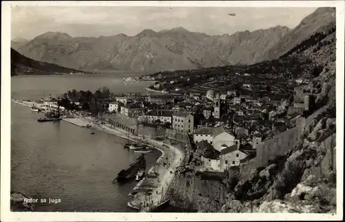 Ak Kotor Cattaro Montenegro, Totalansicht