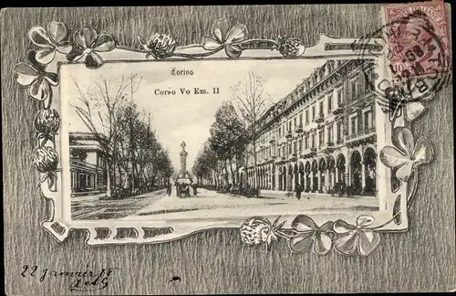 Passepartout Ak Torino Turin Piemonte, Corso Vittorio Emanuele