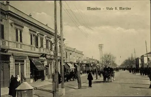 Ak Messina Sizilien, Viale S. Martino