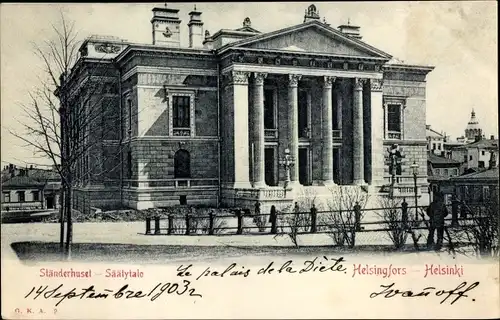 Ak Helsinki Helsingfors Finnland, Ständerhuset