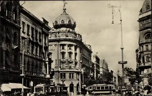 Ak Budapest Ungarn, Boulevard Rakoczy