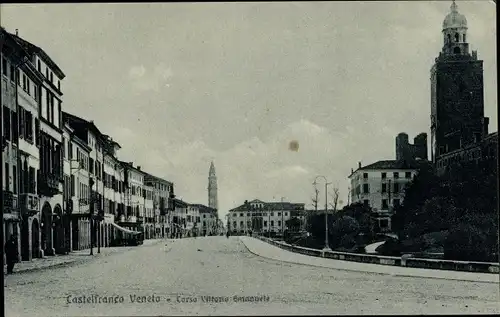 Ak Castelfranco Veneto, Corso Vittorio Emanuele