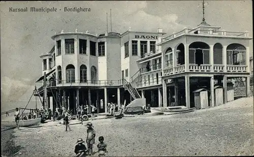 Ak Bordighera Liguria, Kursaal Municipale