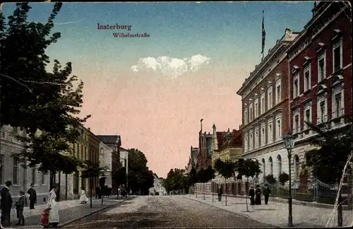 Ak Tschernjachowsk Insterburg Ostpreußen, Wilhelmstraße