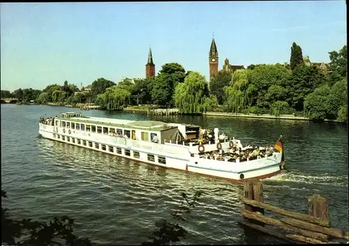 Ak Berlin Köpenick, Fahrgastschiff Bertolt Brecht, DDR