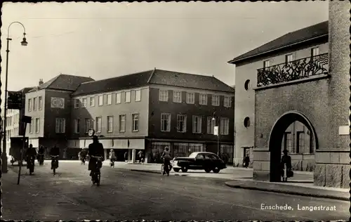Ak Enschede Overijssel Niederlande, Langestraat