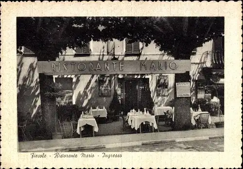 Ak Fiesole Toscana, Ristorante Mario, Piazza Mino, 9