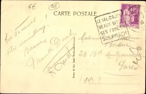 Ak Le Breuil Val d'Ajol Vosges, Le matin