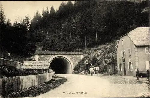 Ak Bussang Vosges, Tunnel