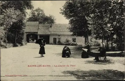 Ak Bains les Bains Vosges, Le Chalet du Parc