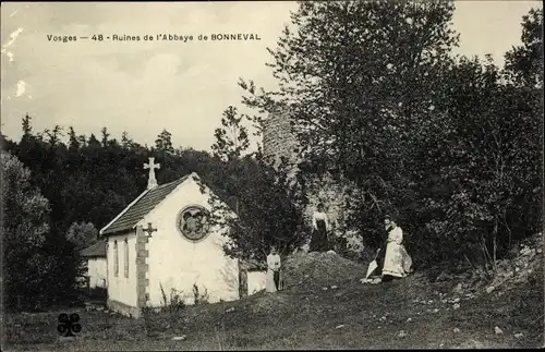 Ak Vosges, Ruines de l'Abbaye de Bonneval