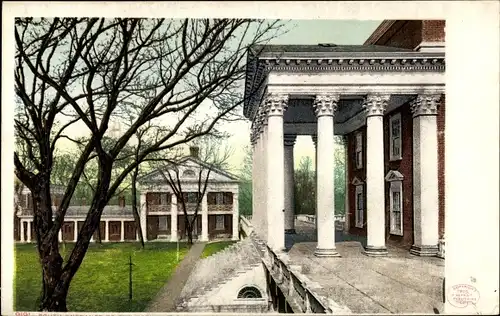 Ak Charlottesville Virginia USA, The Rotunda