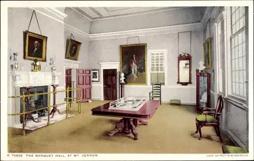 Ak Mount Vernon Virginia USA, The Banquet Hall
