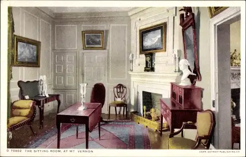 Ak Mount Vernon Virginia USA, The sitting Room