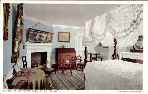 Ak Mount Vernon Virginia USA, Nellie Custis' Room