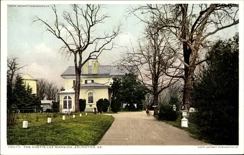 Ak Arlington Virginia USA, The Custis-Lee Mansion